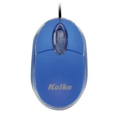 MOUSE KM-117 USB AZUL EN CAJITA