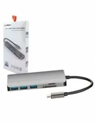 Hub Tipo C 6 En 1  - 8 Puertos: Usb C/hdmi 4k/lector De Memorias