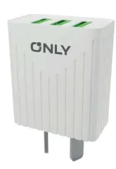 CARGADOR 220V MODO-008 - 4,4A - 3USB + CABLE TIPO TC - ONLY