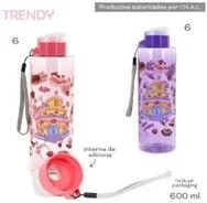 BOTELLA TRENDY PLASTICA FUCSIA 600 ML