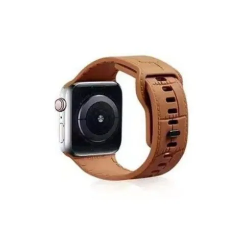 MALLA RELOJ MODS-763 SILICONA ELEGANTE 42 - ST - MARRON