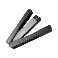 AFILADOR DE CUCHILLOS PLEGABLE MODS-788 - ST - NEGRO