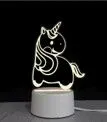 LAMPARA ACRILICO TRES LUCES MODS-010 - ST - UNICORNIO