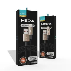 CABLE USB LIGHTNING MODX-102 - HERA - XAEA - DORADO CHAMPAGNE