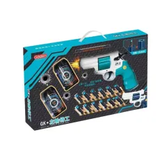 PISTOLA LANZA DARDOS JUGUETE D1 MODZ-500 - ZUMO - BLANCO