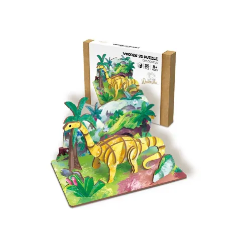 ROMPECABEZAS 3D DIPLODOCUS JDMZ-002 - ZUMO - SIN COLOR