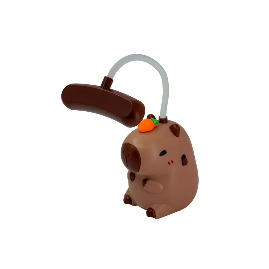 VELADOR INFANTIL CON PORTALAPIZ CAPIBARA MODV-00AN - VARIOS - MARRON