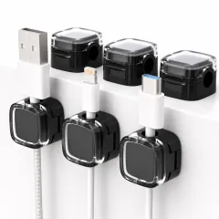 ORGANIZADOR PARA CABLES MAGNETICO PACK X 6 MODV-00DN - VARIOS - NEGRO