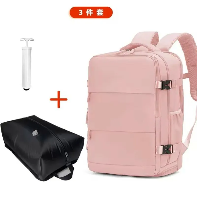 MOCHILA VIRAL DE VIAJE DE VACIO CON BOMBA MODV-00MJ - VARIOS - ROSA
