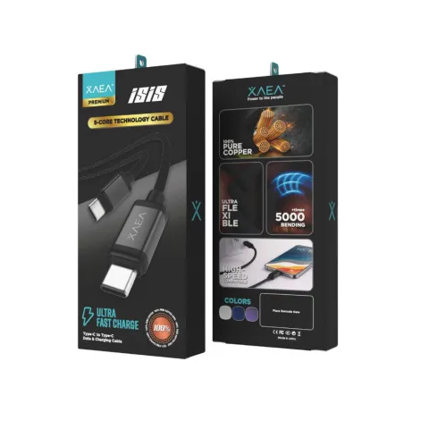 CABLE ISIS TIPO C-C MODX-00IV - XAEA - NEGRO