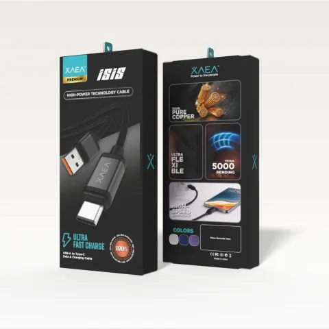 CABLE ISIS TIPO USB-C MODX-00IU - XAEA - NEGRO