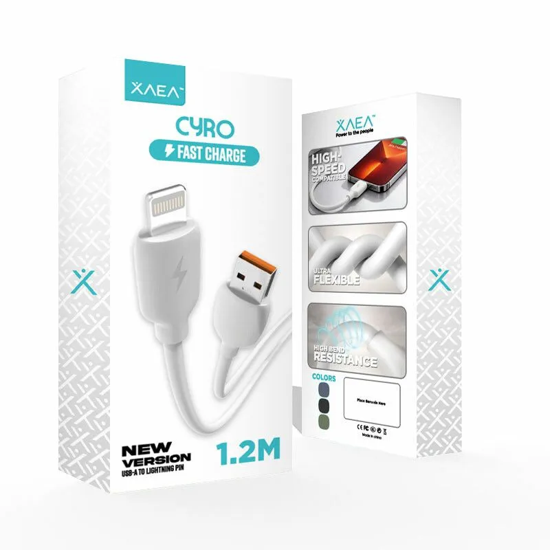 CABLE CYRO TIPO USB-LIGHTNING MODX-00JA - XAEA - BLANCO