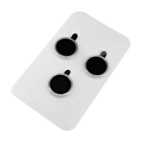 PROTECTOR DE CAMARA - MODO-003 LISO - IPH 11 PRO / 11 PRO MAX / 12 PRO - ONLY - PLATA
