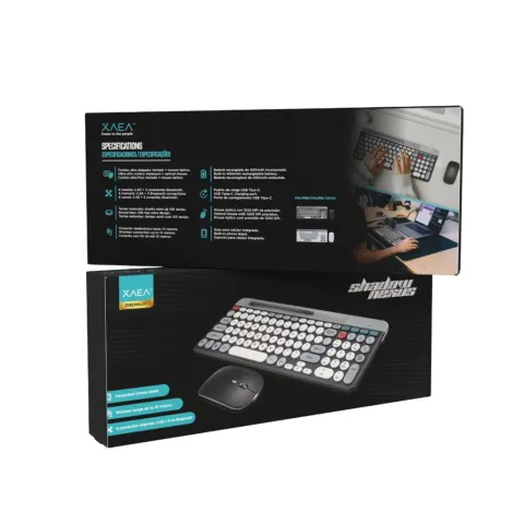 COMBO INALAMBRICO RECARGABLE W+BT MODX-064 - XAEA - BLANCO