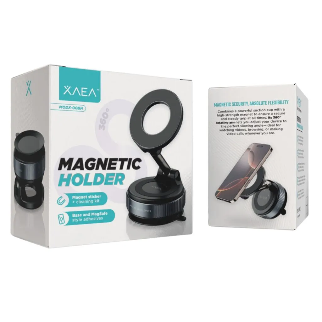 HOLDER MAGNETICO 360° MODX-00BH - XAEA - NEGRO