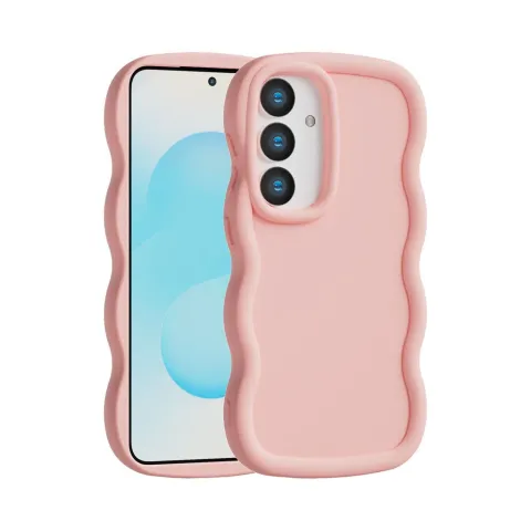 TPU MOD610 SILICONA WAVY - SAM A06 - YEXA - ROSA