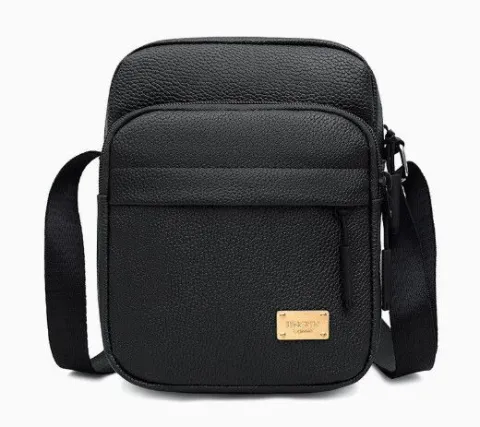 BOLSO CUADRADO SIMIL CUERO MODV-00LP - VARIOS - NEGRO