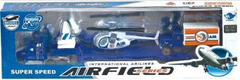 SET DE AUTOS AEROESPACIALES A TRACCIÓN DE ALUMINIO ESCALA 1:87 ATRZ-015- ZUMO - AZUL