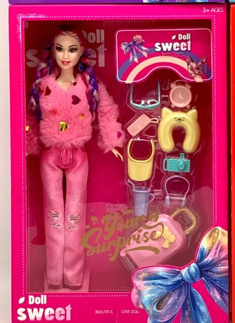 MUÑECA DOLL SWEET MARZ-017 - ZUMO - ROSA
