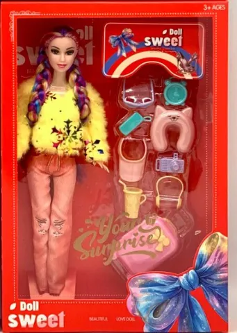 MUÑECA DOLL SWEET MARZ-017 - ZUMO - AMARILLO