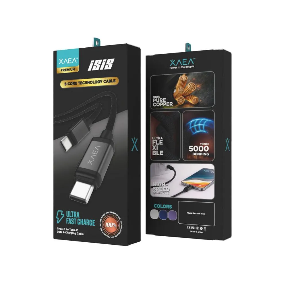 CABLE ISIS TIPO C-C MODX-00IV - XAEA - NEGRO