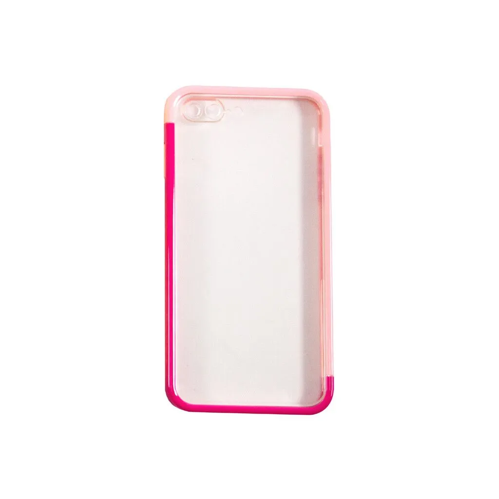 TPU MOD03 2 COL IP 7 PLUS / 8 PLUS - ROSA / FUCSIA - XAEA