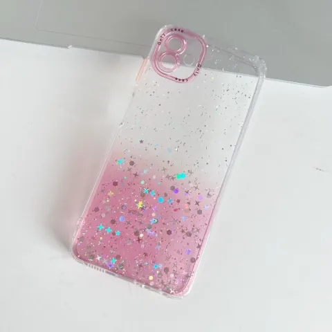TPU MOD513 GLITTER SPLASH - MOT E13 - ONLY - PINK
