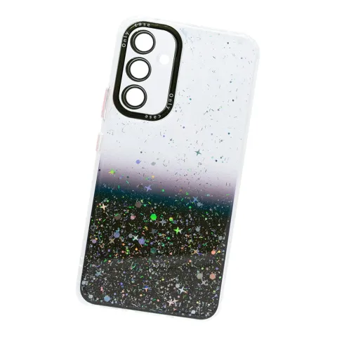 TPU MOD513 GLITTER SPLASH - SAM A34 - ONLY - BLACK