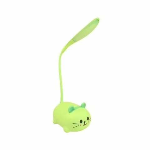 LAMPARA DE ESCRITORIO MODS-002 GATITO - ST - VERDE