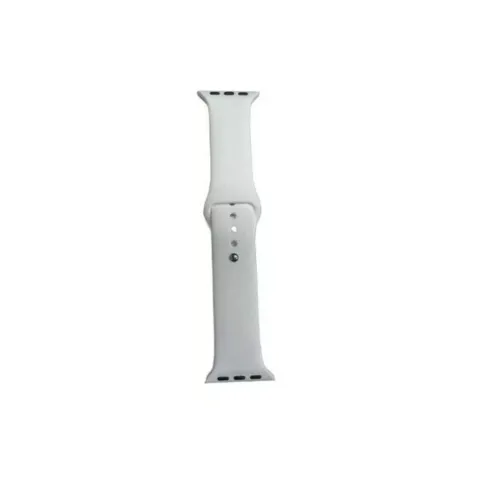 MALLA RELOJ MODS-753 SILICONA LISA 42 - ST - BLANCO