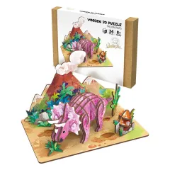 ROMPECABEZAS 3D TRICERATOPS JDMZ-003 - ZUMO - SIN COLOR