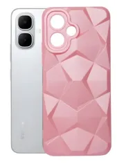 TPU MOD608 TEXTURA ROMBO - XIA REDMI NOTE 14 - YEXA - ROSA