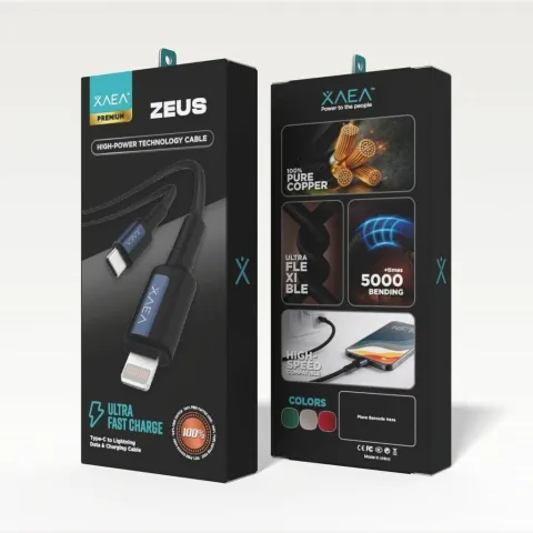 CABLE ZEUS TIPO C-LIGHTNING MODX-00MD - XAEA