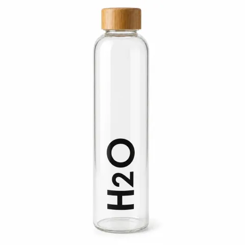 BOTELLA DE VIDRIO H2O