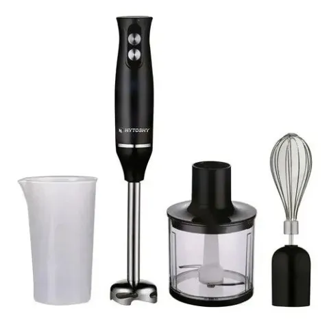 SET MINI PIMER 4 EN 1 500W 2 VELOCIDADES