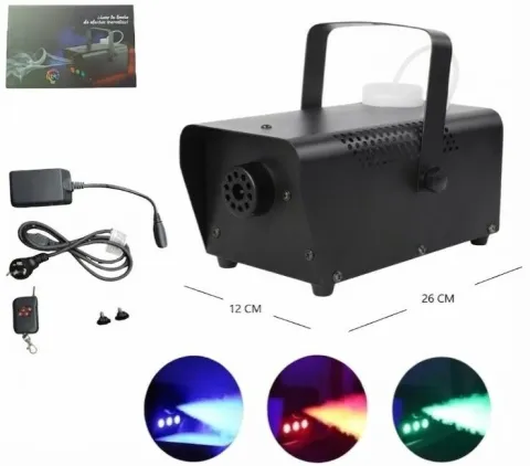 MAQUINA DE HUMO OGAN LED RGB 600W