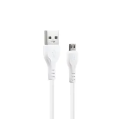 CABLE USB MOD 124 ECO CLASSIC - YEXA - V8 - BLANCO