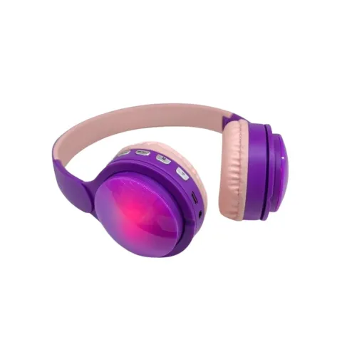 AURICULARES KIDS LUZ COLORES MODV-0039 - VARIOS - LILA