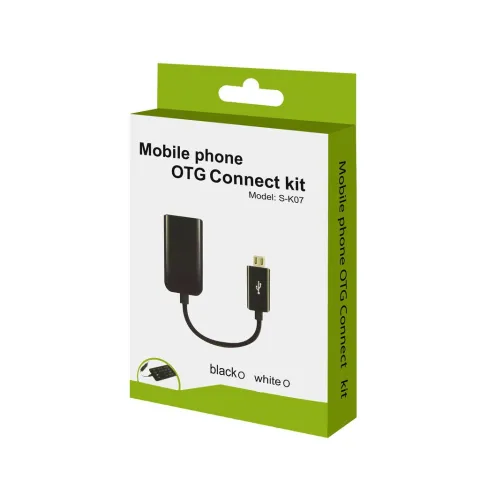 CABLE OTG V8 - BLANCO