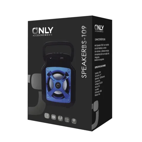 PARLANTE SMALL MOD BS-109 BT - AZUL