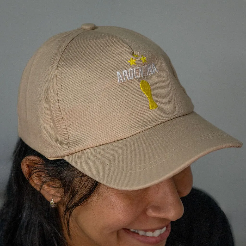 GORRA JUNIOR COPA Y ESTRELLAS MODV-00ET - VARIOS - BEIGE