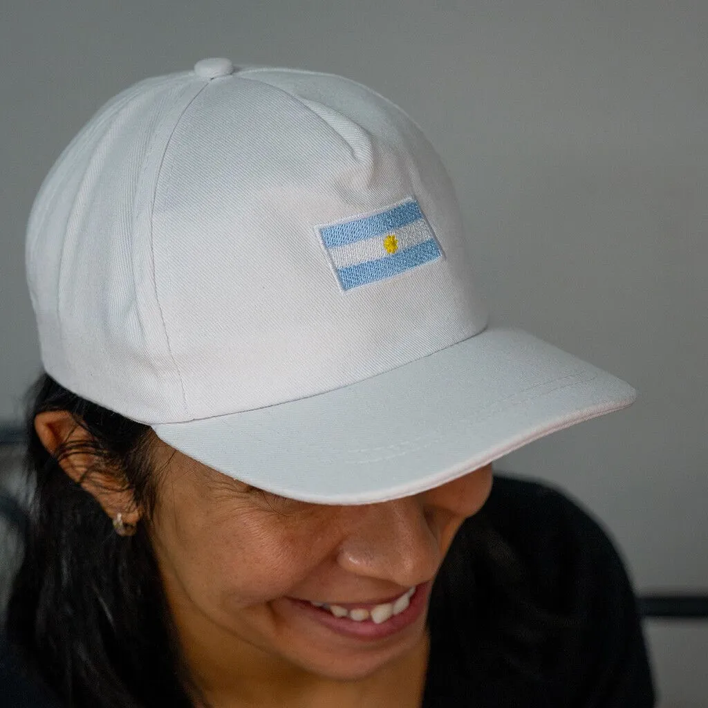 GORRA JUNIOR BANDERA ARGENTINA MODV-00ER - VARIOS - BLANCO