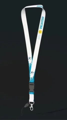 LLAVERO CINTA COLGANTE DISEÑO 1 MODV-00F1 - VARIOS - CELESTE
