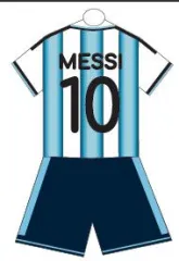 LLAVERO ACRILICO MESSI-BALON MODV-00F0 - VARIOS - CELESTE