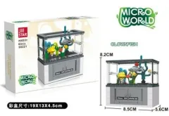 MINI ENCASTRABLES ACUARIOS 63 PIEZAS-PECES JDMZ-112 - ZUMO - GRIS
