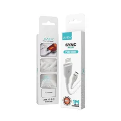 CABLE SYNC C PLUS TIPO C-LIGHTNING MODX-00JF - XAEA - BLANCO