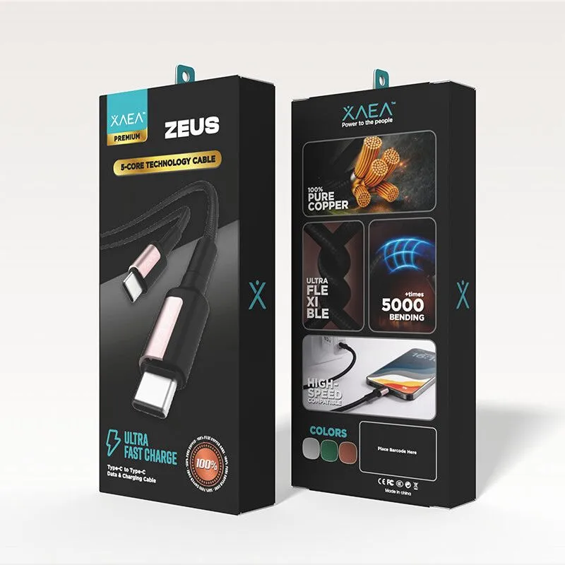 CABLE ZEUS TIPO C-TIPO C MODX-00MC - XAEA - CHAMPAGNE