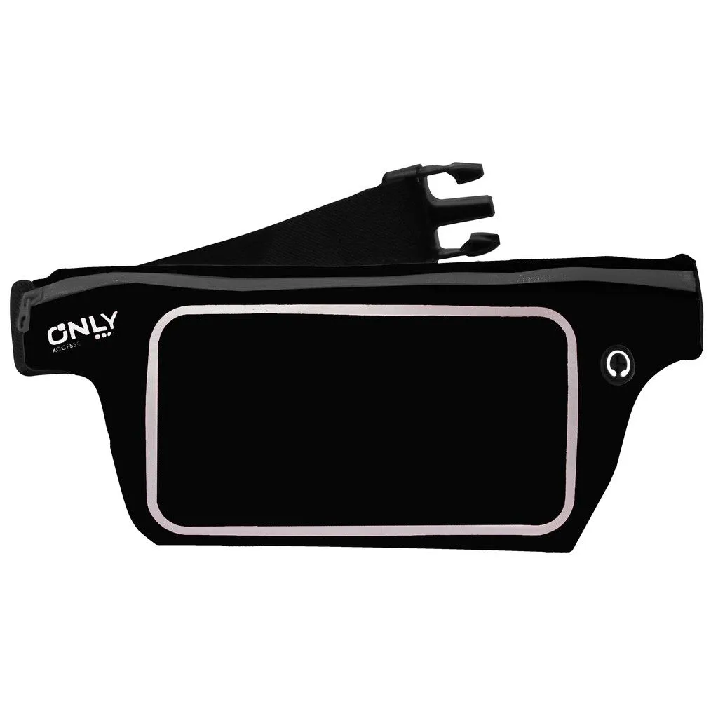 SPORTBELT MOD 04 - CINTO + PORTA CELULAR - NEGRO