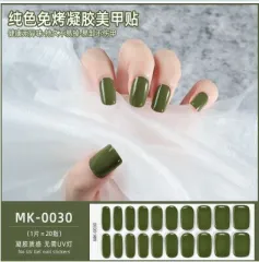 UÑAS  GEL STICKERS UV-FREE LISOS MODV-00LV - VARIOS