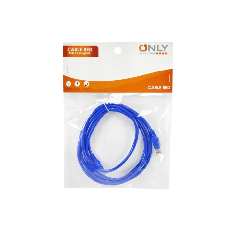 CABLE RED - CAT. 5E UTP ALUMINIO - 2MTS